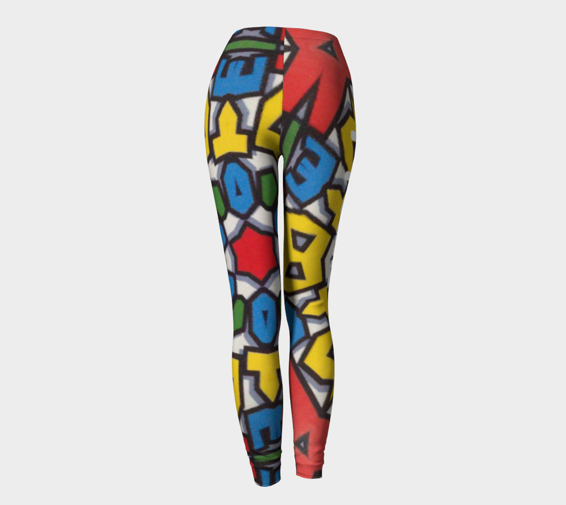 Graffiti Women's Leggings - Adult Standard Size, Multicolor - 1 Pc.